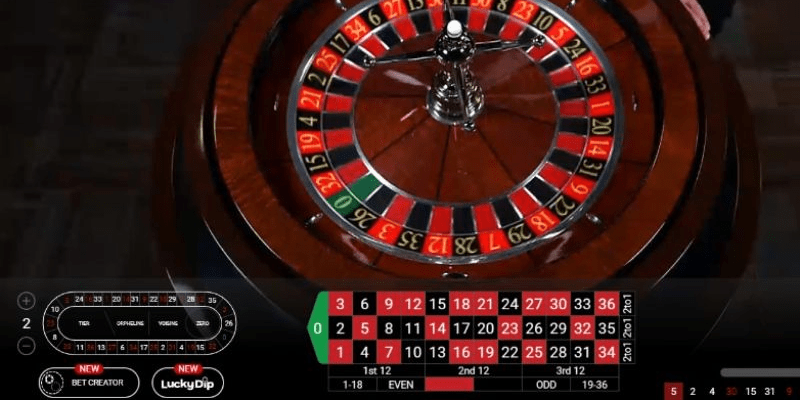 Roulette - Game bài cá cược trực tuyến thú vị mọi thời đại Cấu trúc bàn chơi cơ bản của Roulette