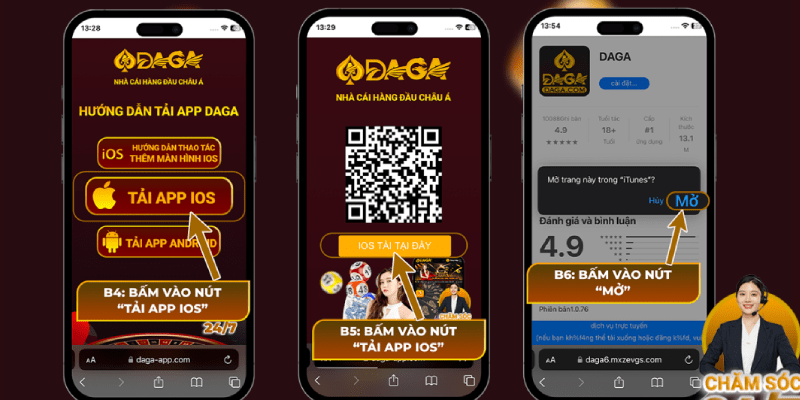Hướng dẫn tải app Daga cho hệ điều hành IOS và Android Cài đặt ứng dụng Daga cho Android cực nhanh chóng