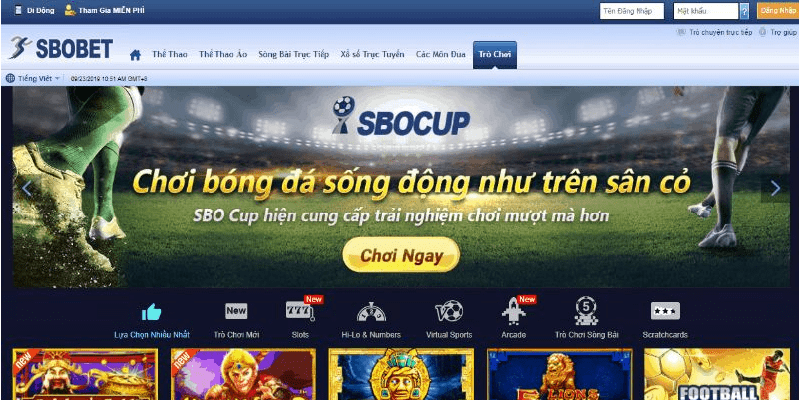 Sbobet - nhà cái thể thao uy tín và chất lượng hàng đầu Điểm danh các trò chơi nổi bật tại nhà cái Sbobet
