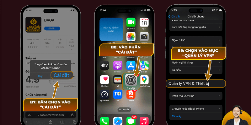 Hướng dẫn tải app Daga cho hệ điều hành IOS và Android Tải app Daga cho hệ điều hành IOS