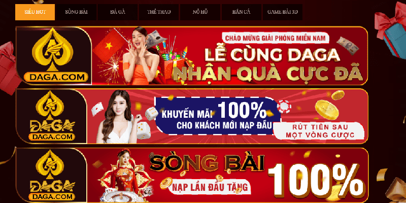 Trang DAGA có lừa đảo hay không? Vô vàn khuyến mãi khủng daga