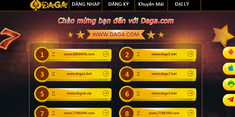 TRANG CHỦ Link nhà cái Daga chính thức giúp game thủ trải nghiệm hoàn hảo