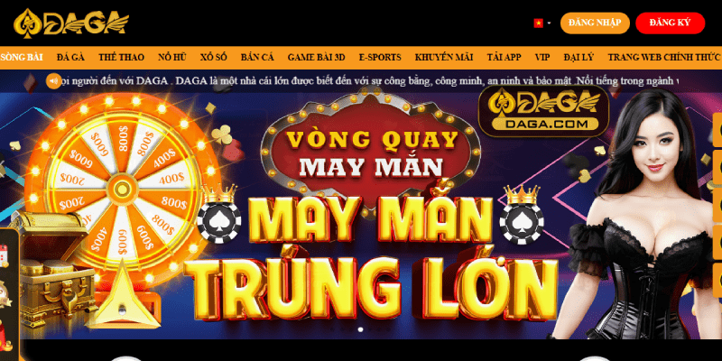 TRANG CHỦ Sân chơi Daga công bằng, minh bạch và uy tín