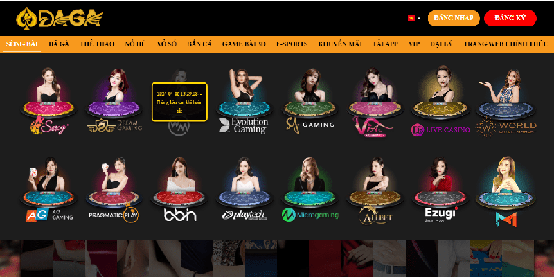 TRANG CHỦ Casino trực tuyến Daga