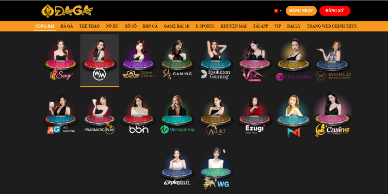 WM casino – Tăng trải nghiệm giải trí tại sảnh cược hàng đầu Châu Á WM casino là một nhà phát hành game, sảnh cược nổi bật tại Châu Á